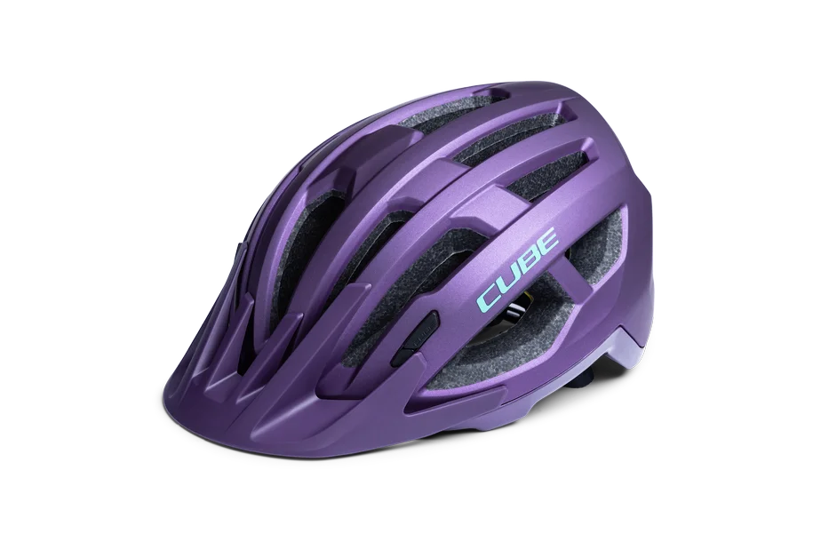 CUBE Helm OFFPATH purple Gr.L (57-62)