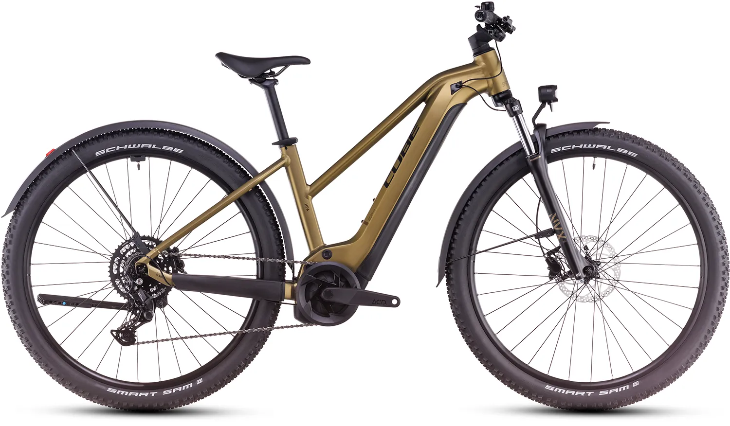Cube 2025 Reaction Hybrid Performance 625 Allroad goldenlime´n´black