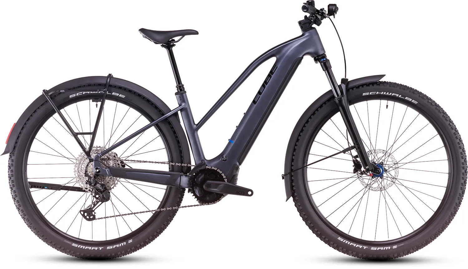 Cube 2025 Reaction Hybrid Pro Allroad metallicgrey´n´black 800 (Trapez)