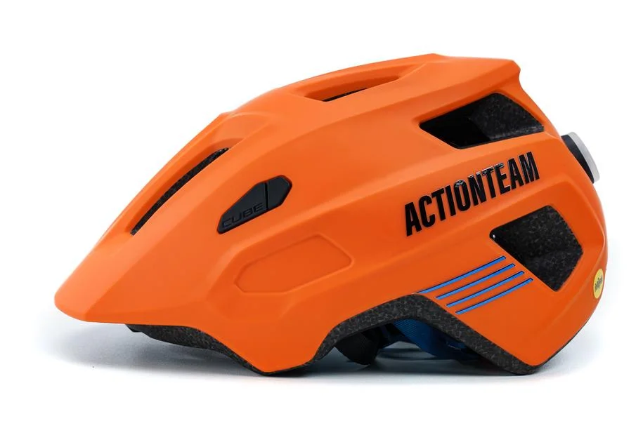 CUBE Helm LINOK X Actionteam matt orange´n´blue Gr.XS (46-51)