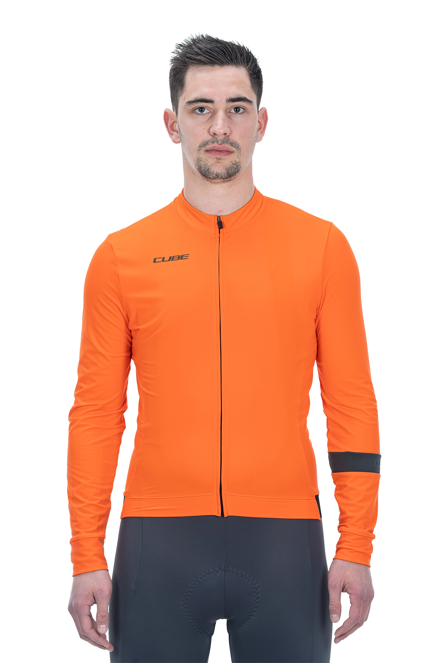 CUBE BLACKLINE Trikot langarm orange