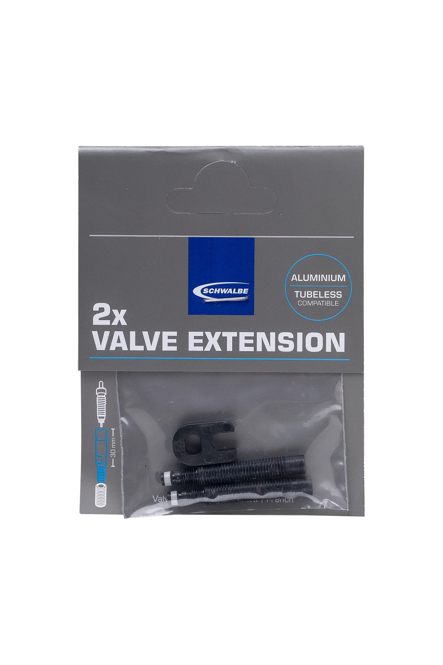 SCHWALBE Ventilverlängerung 30 mm 2er Set