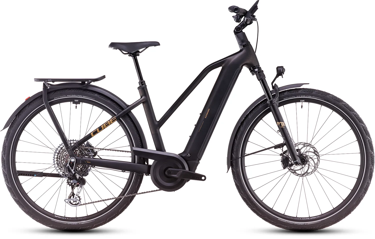 Cube 2025 Kathmandu Hybrid SLT golddust´n´black 800 (Trapez)