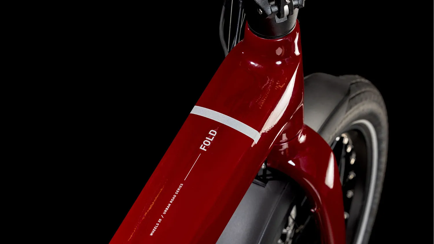 Cube 2025 Fold Hybrid 500 merlotred´n´reflex