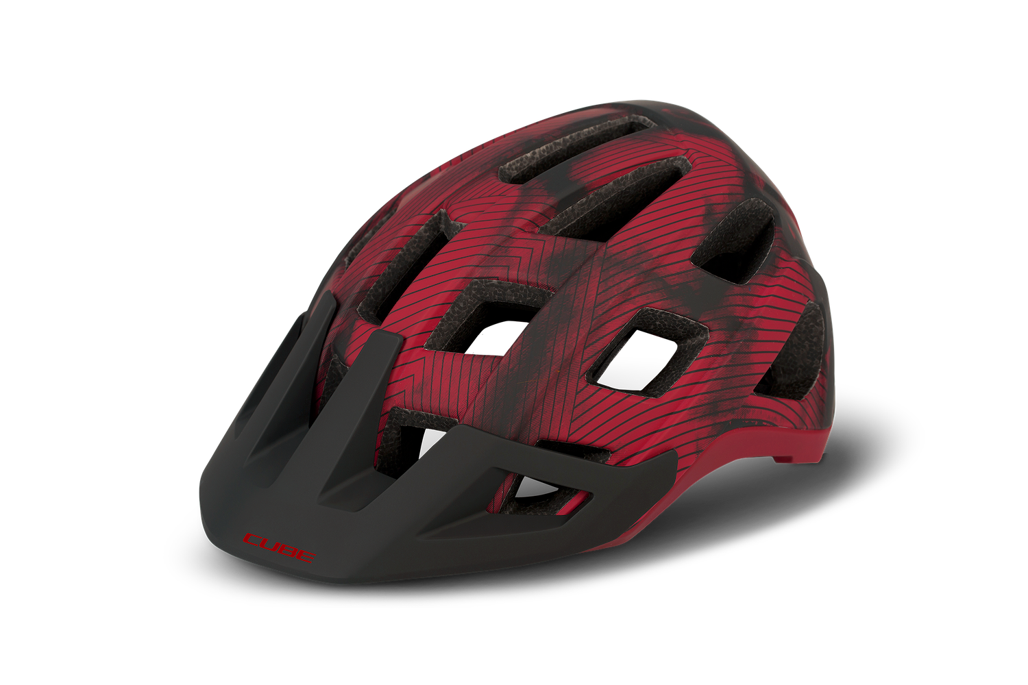 CUBE Helm BADGER (red)
