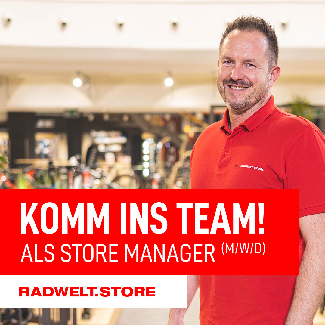 Werde Storemanagerin*in bei der Radwelt