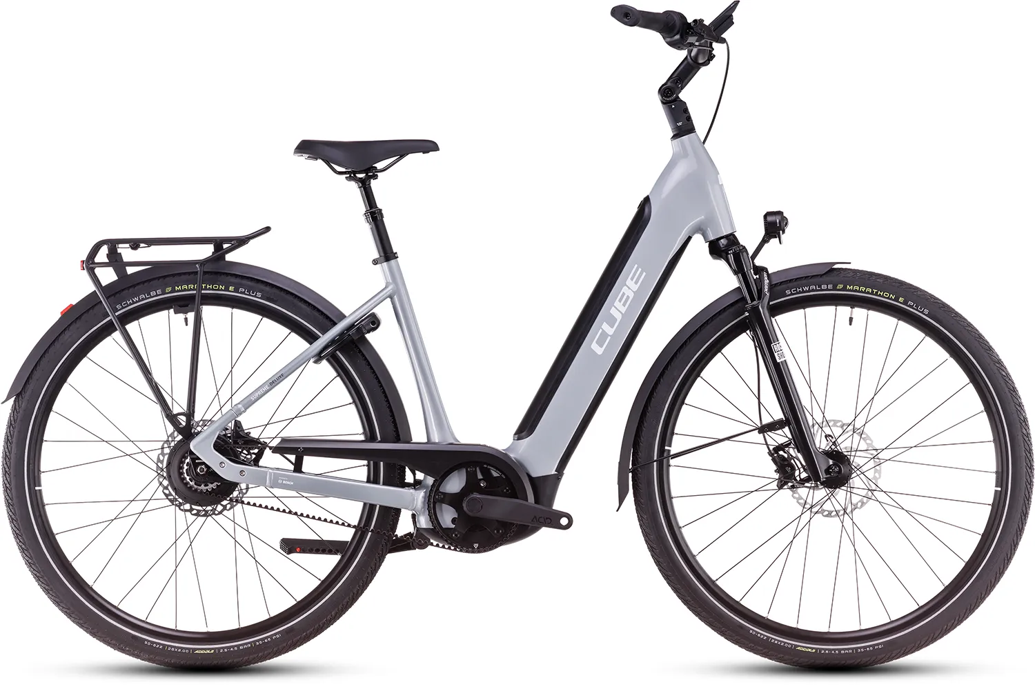 Cube 2025 Supreme Hybrid Deluxe SLX 625 polargrey´n´white