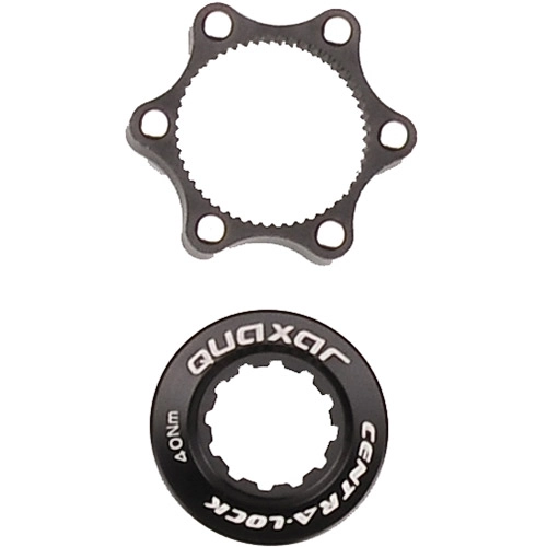 Quaxar Centerlock-Adapter inkl. Rockring, schwarz