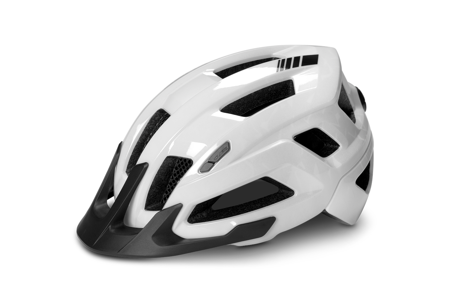 CUBE Helm STEEP (glossy white)