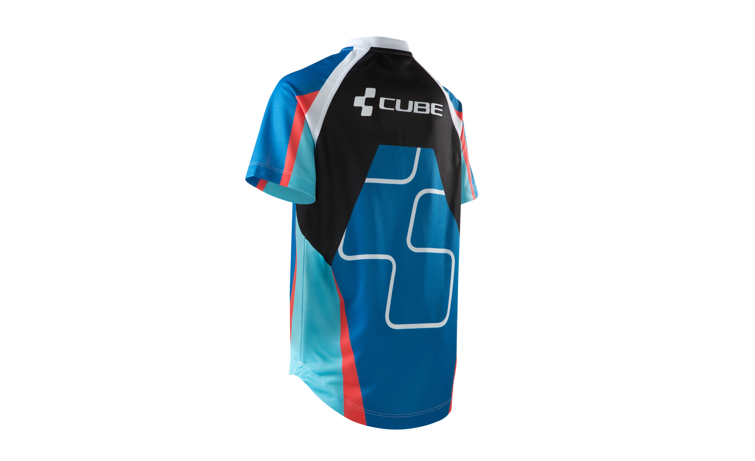 CUBE JUNIOR ACTION TEAM Rundhalstrikot kurzarm