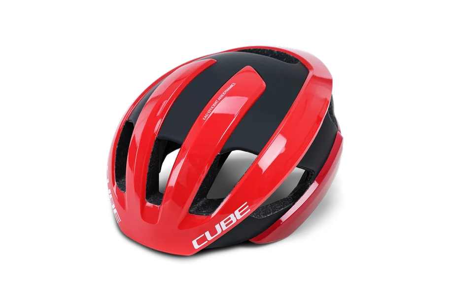 CUBE Helm HERON red Gr.L (57-62)