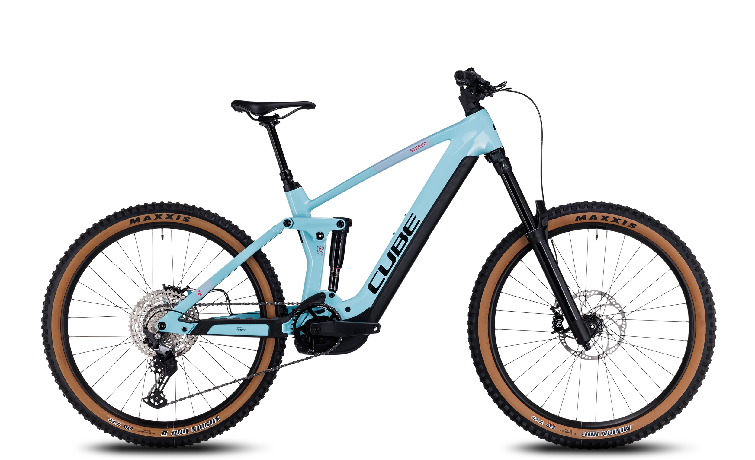 Cube 2023 Stereo Hybrid 160 HPC Race 750 27.5 iceblue´n´black