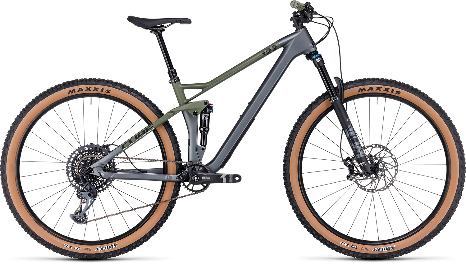 Cube 2024 Stereo ONE22 HPC TM flashgrey´n´olive