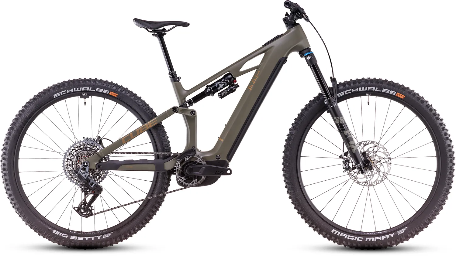 Cube 2025 Stereo Hybrid ONE44 HPC TM dustyolive´n´gold 800 (Fully)