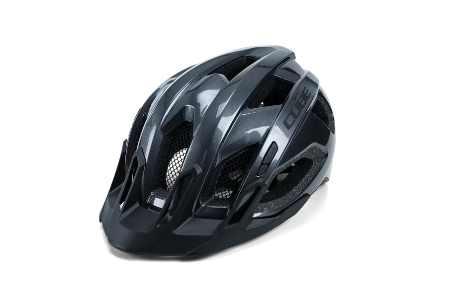 CUBE Helm QUEST glossy iridium black Gr.XL (59-64)