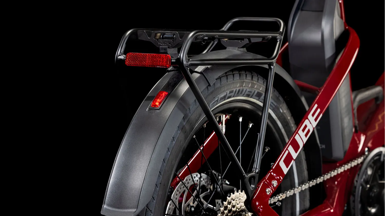 Cube 2025 Fold Hybrid 500 merlotred´n´reflex