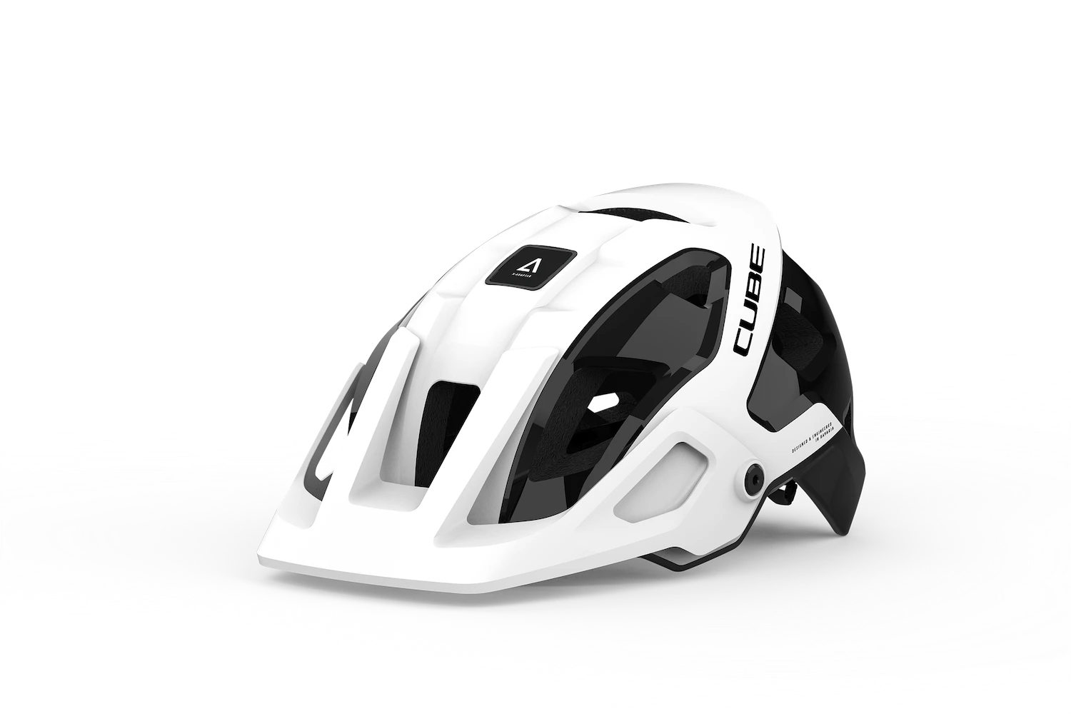 CUBE Helm STROVER (white´n´black)