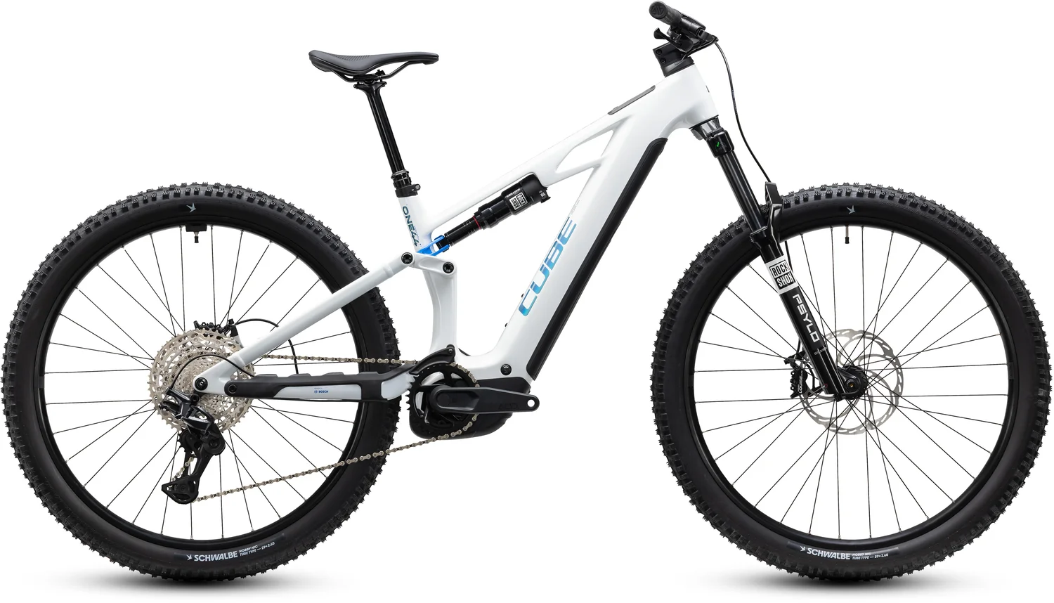 Cube 2027 Stereo Hybrid ONE44 HPC Pro 800 metallicwhite´n´blue