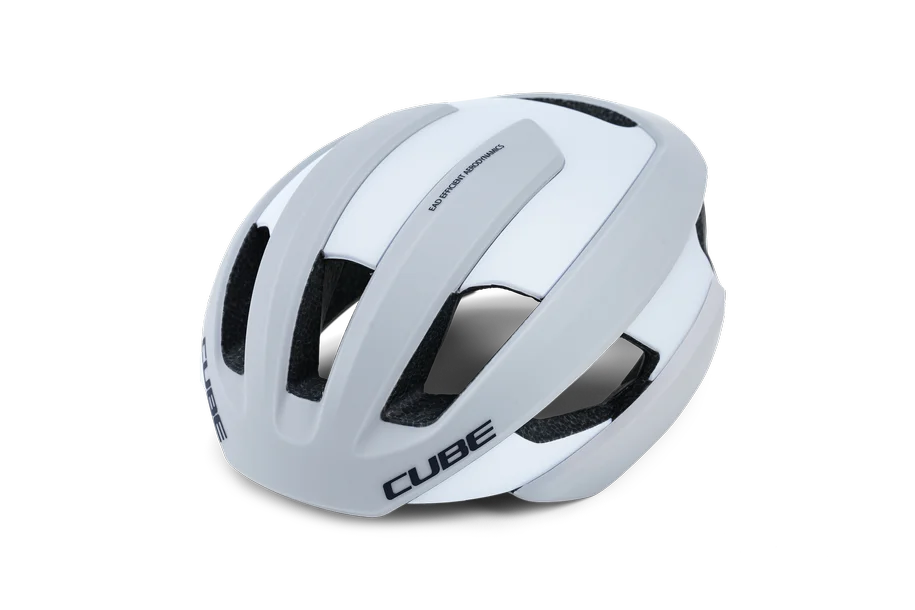 CUBE Helm HERON white Gr.L (57-62)