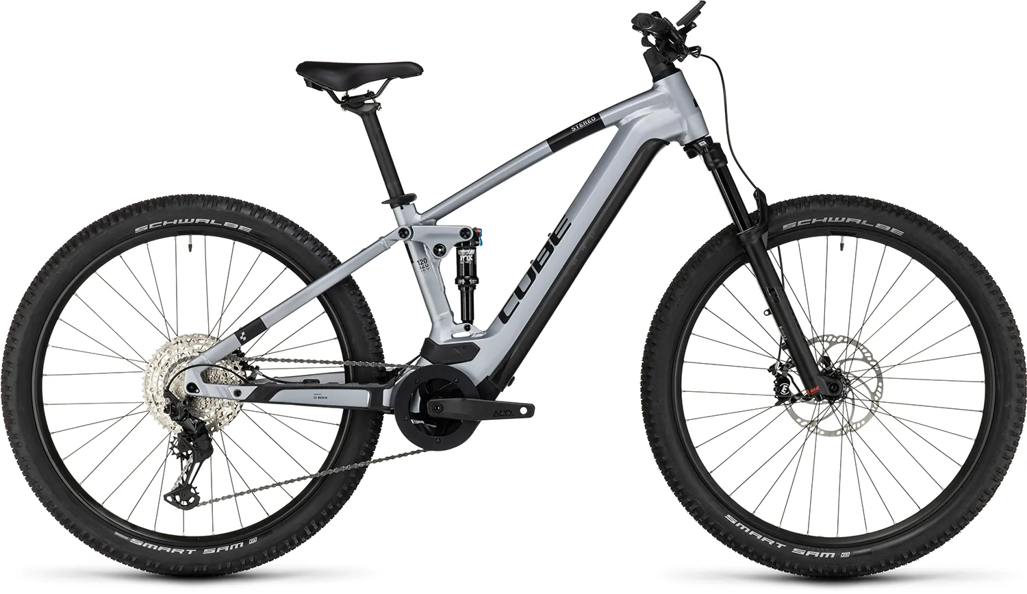 Cube 2024 Stereo Hybrid 120 Race 750 polarsilver´n´black