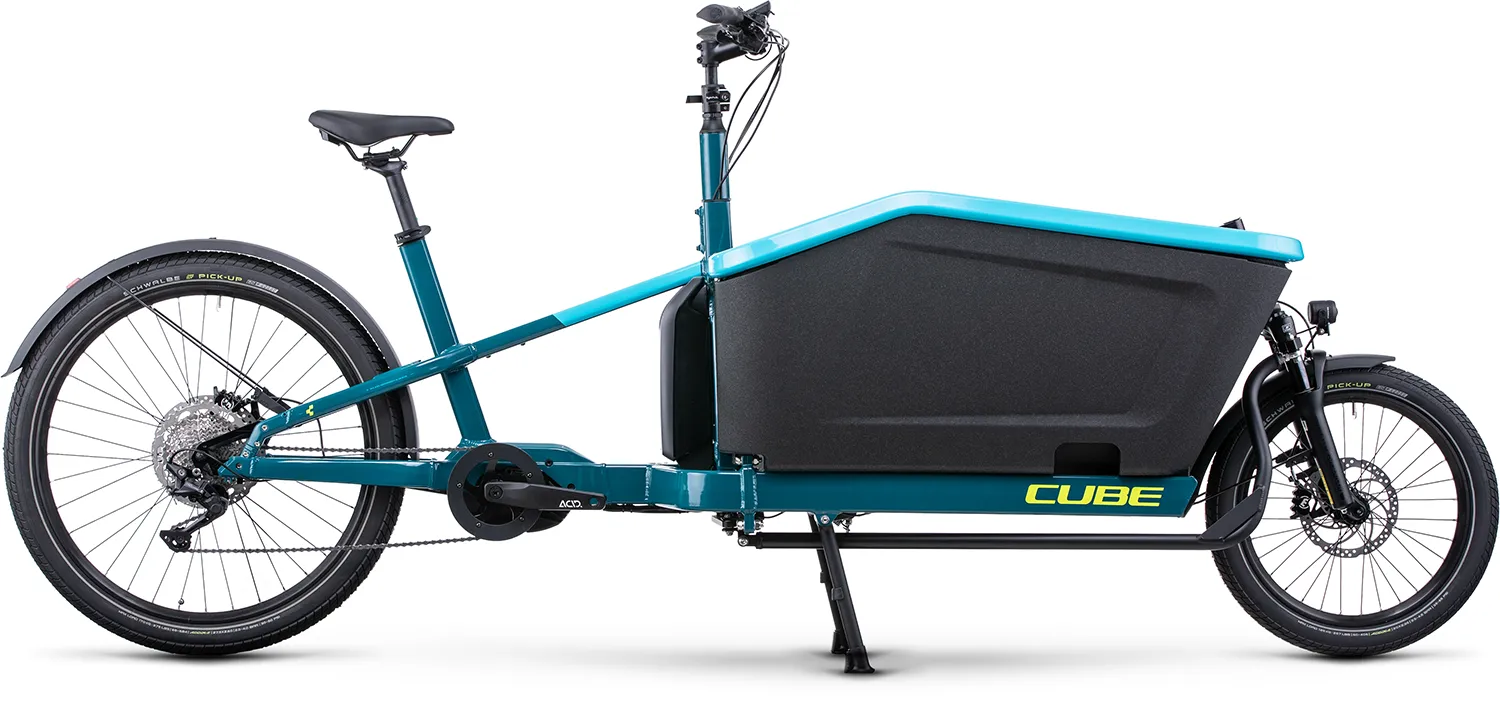 Cube 2024 Cargo Sport Hybrid 500 blue´n´lime