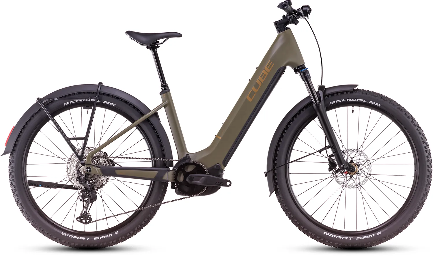 Cube 2025 Reaction Hybrid Pro Allroad dustyolive´n´gold 800 (Wave)