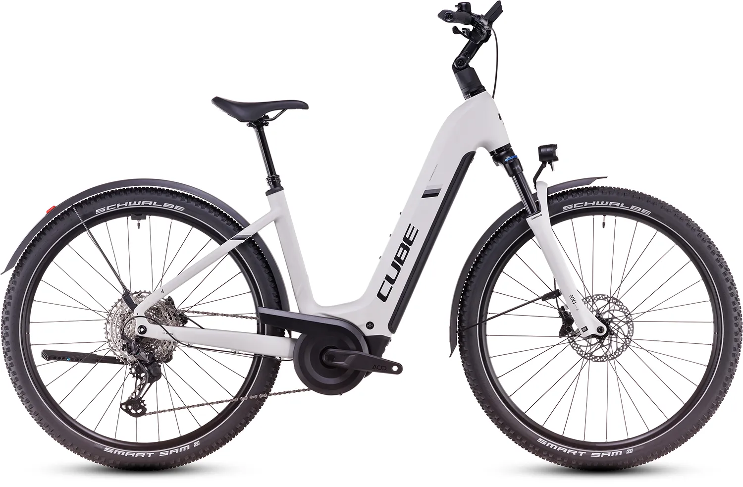 Cube 2025 Nuride Hybrid EXC Allroad cotton´n´silver 800 (Wave)