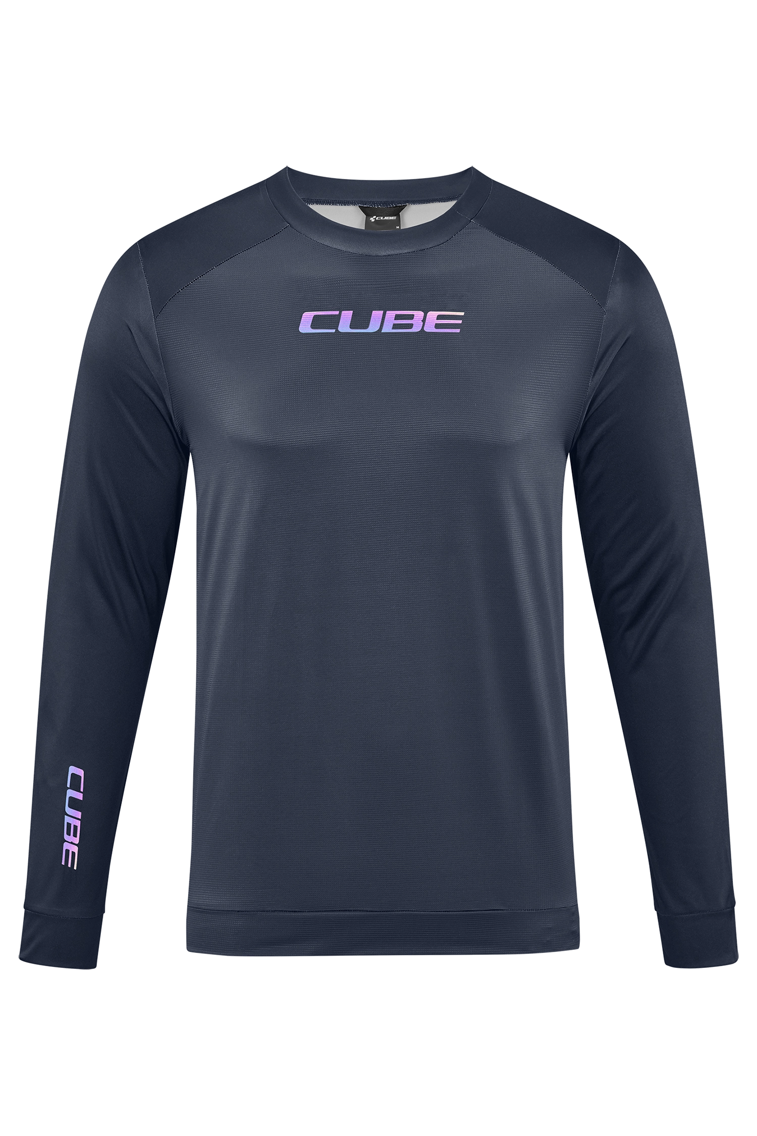 CUBE ATX Rundhalstrikot langarm black