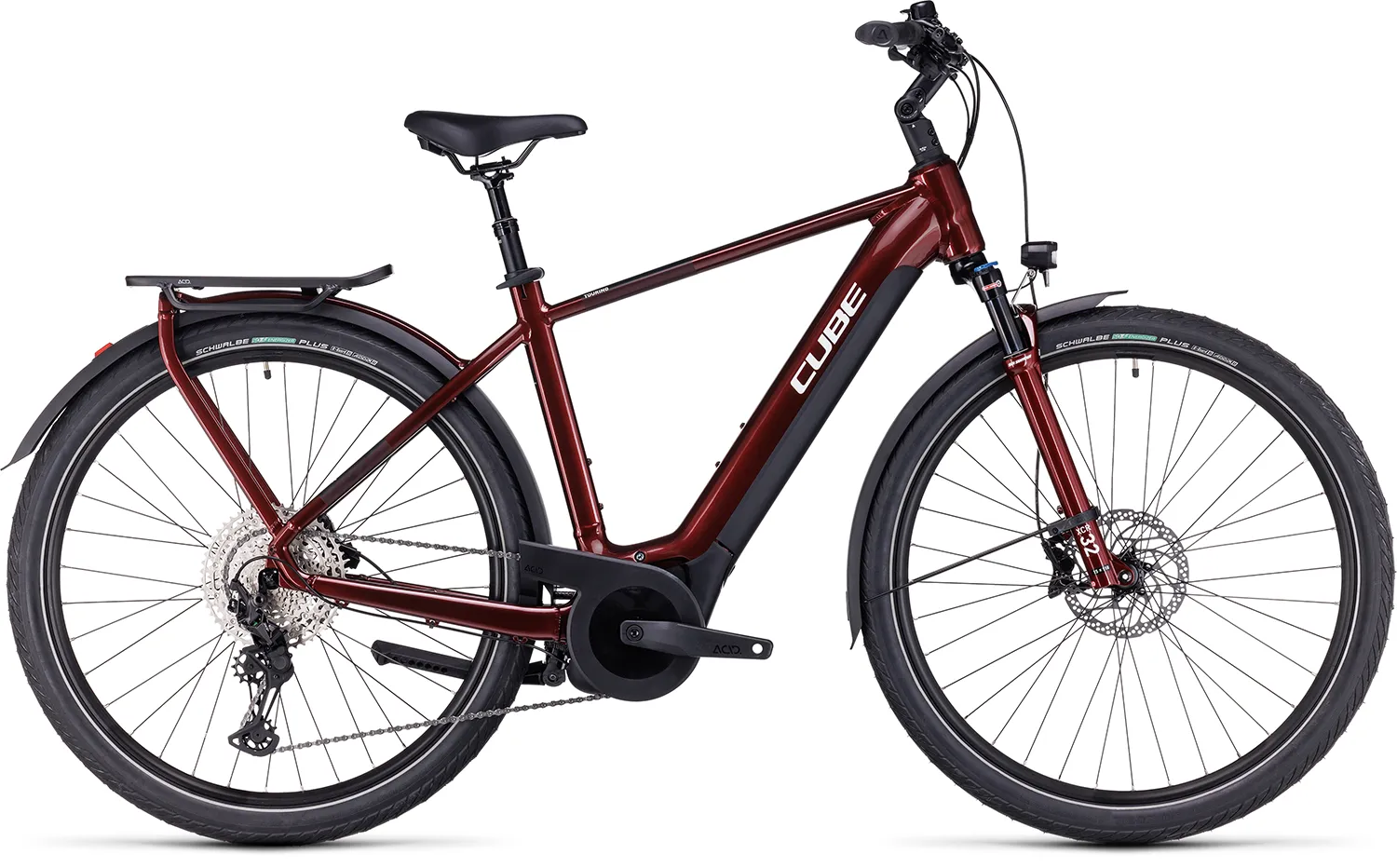 Cube 2024 Touring Hybrid EXC 625 red´n´white