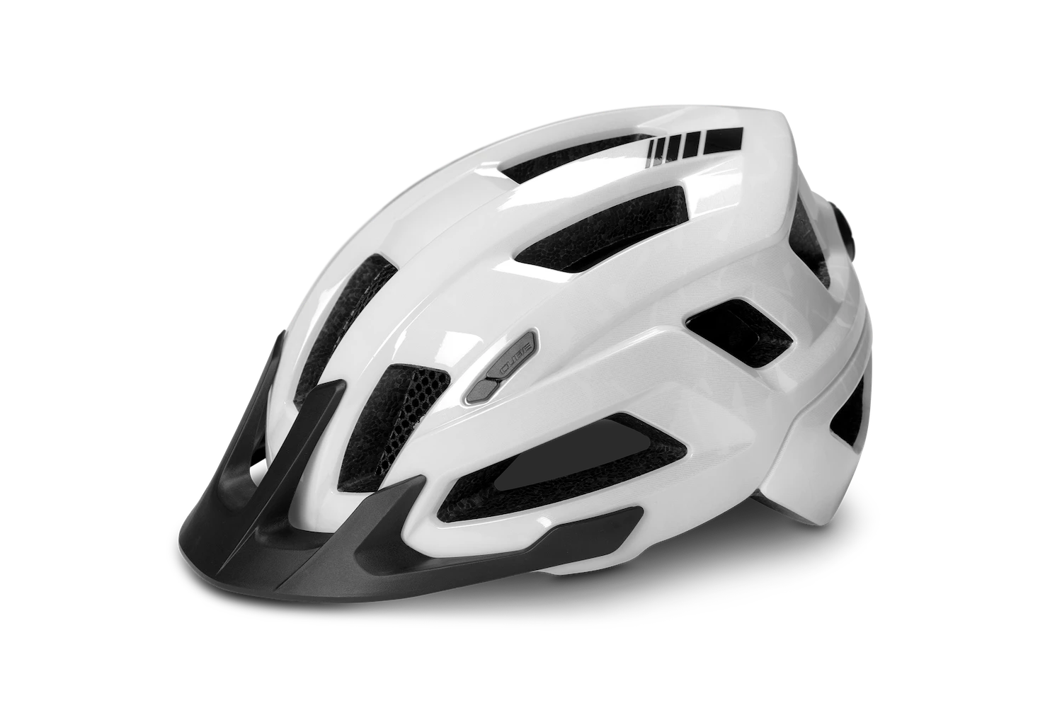 CUBE Helm STEEP (glossy white)