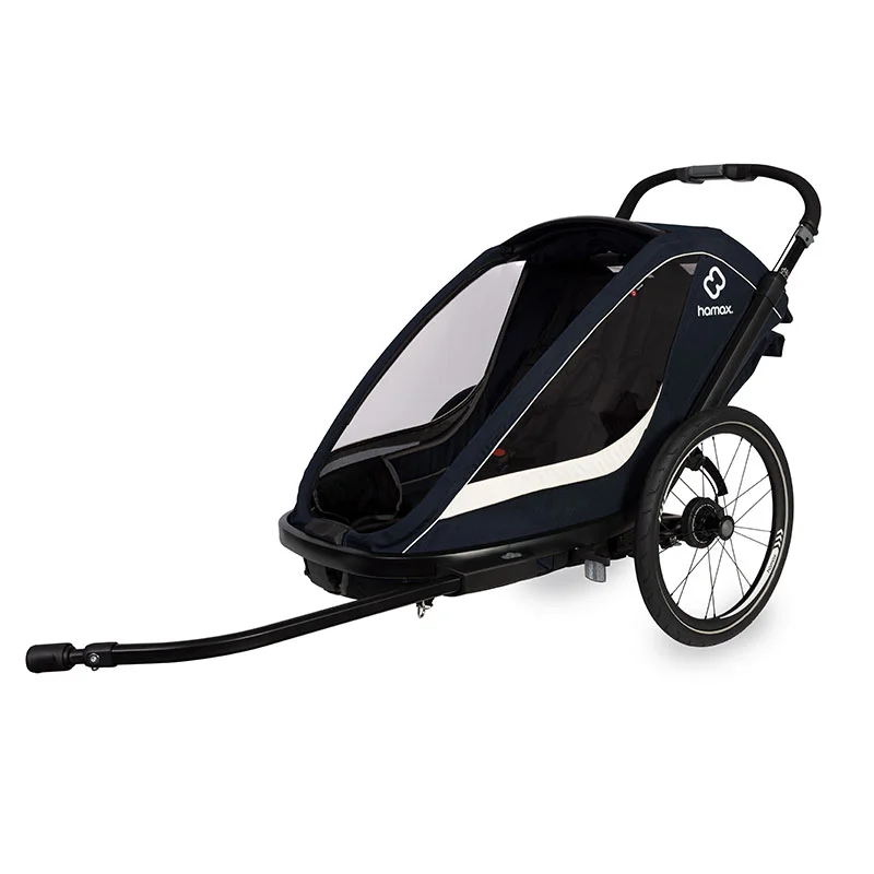 Hamax Kinderwagen Breeze Zweisitzer navy/cream