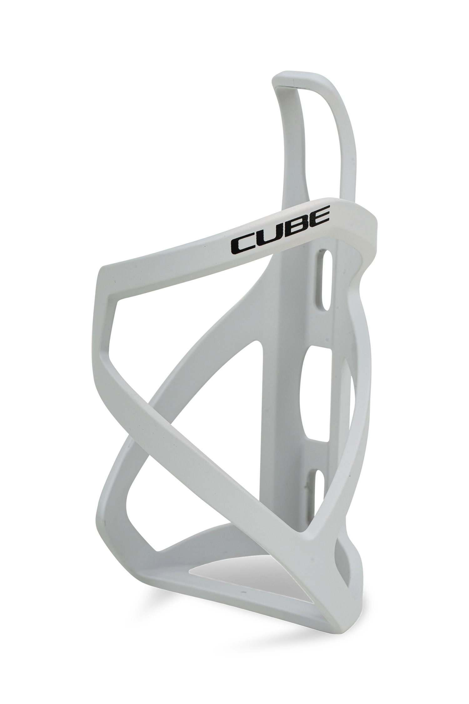 CUBE Flaschenhalter HPP Left-Hand Sidecage matt light grey´n´glossy black