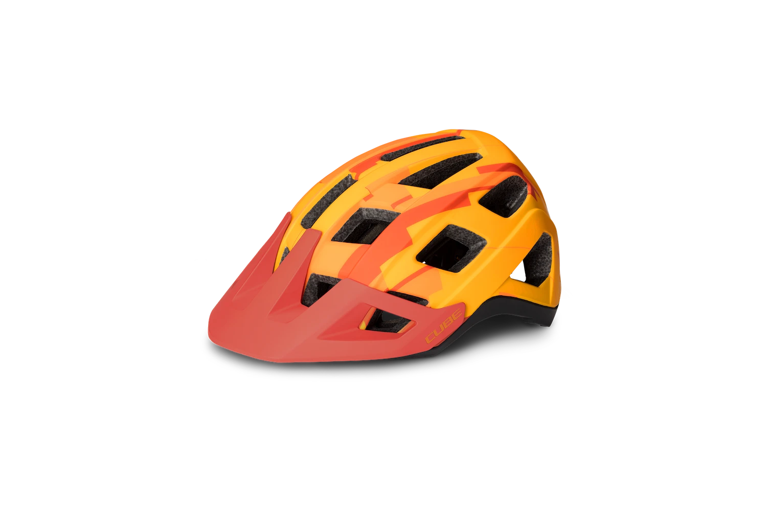 CUBE Helm BADGER (orange camo)