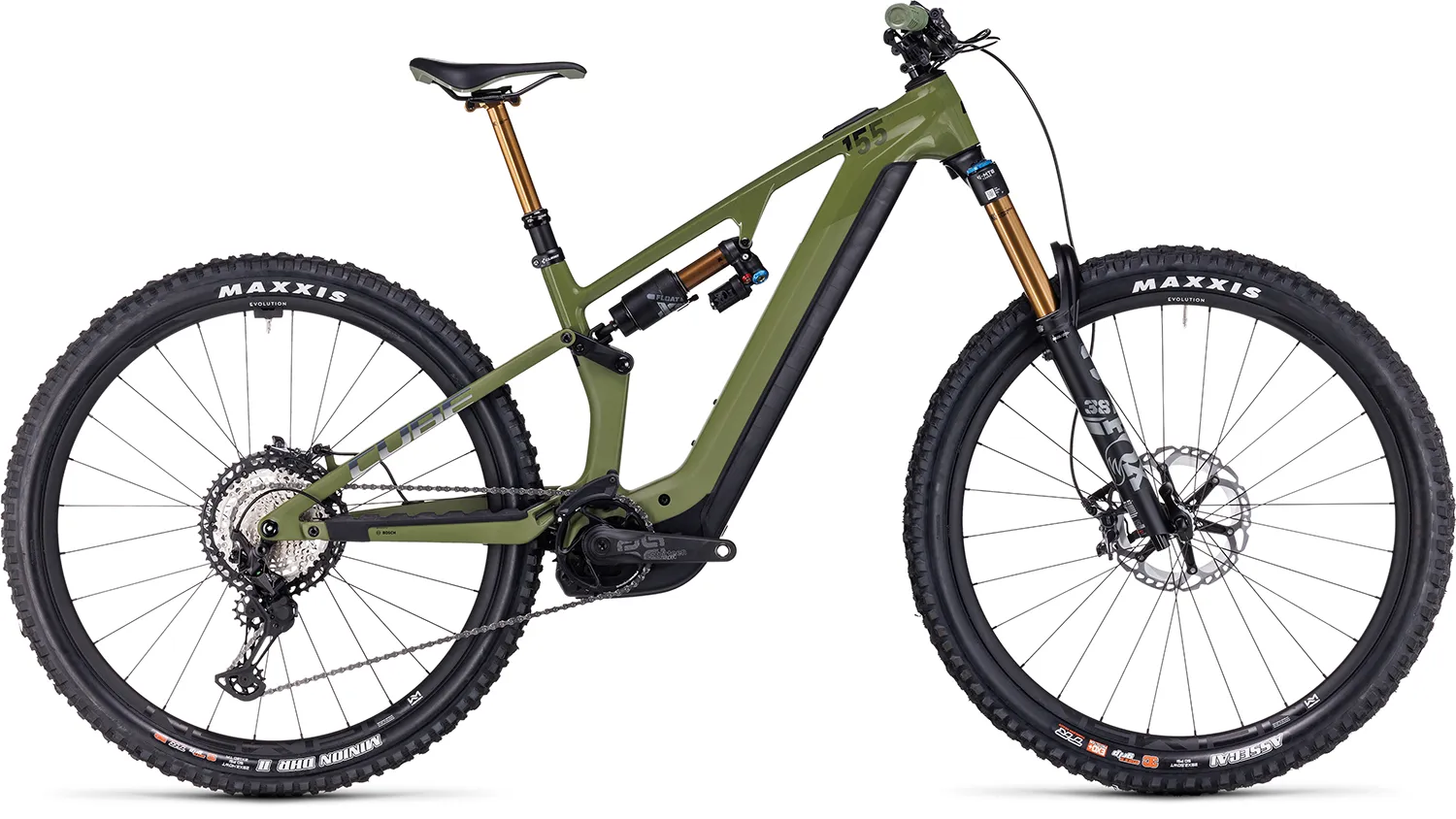 Cube 2024 Stereo Hybrid ONE55 C:68X TM 750 29 olive´n´chrome