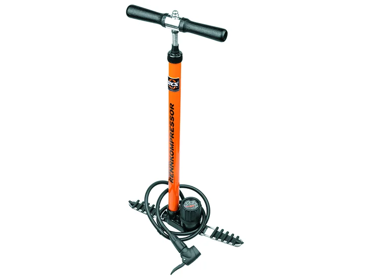 SKS Rennkompressor Metall orange mit Schlauch 2150 Multi Valve
