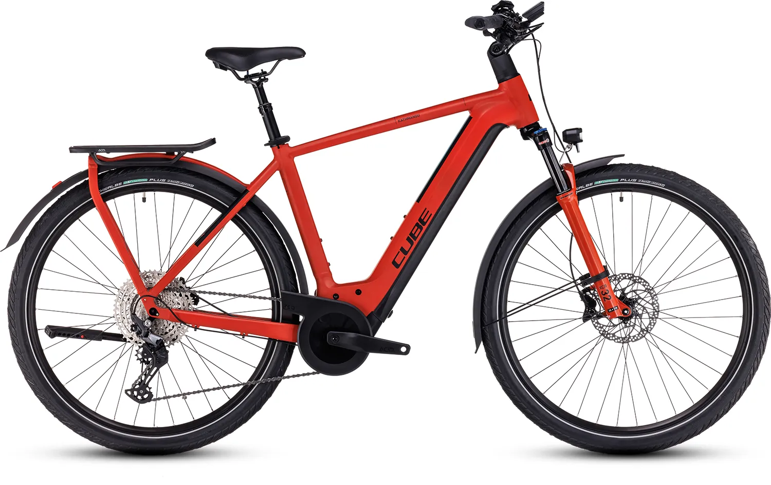 Cube 2024 Kathmandu Hybrid EXC 750 red´n´black